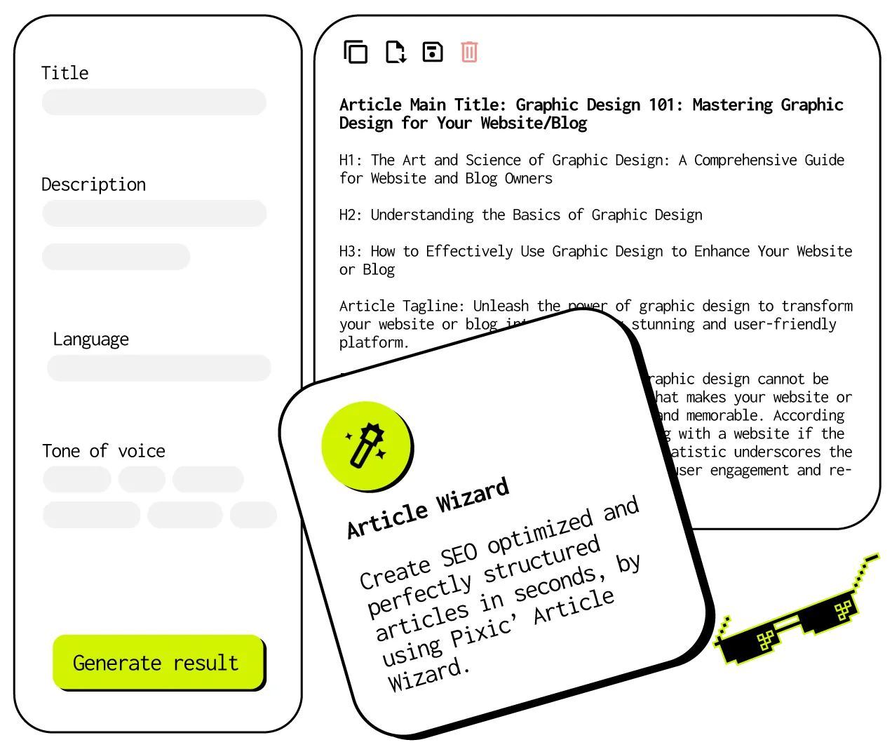 PixicAI AI writer