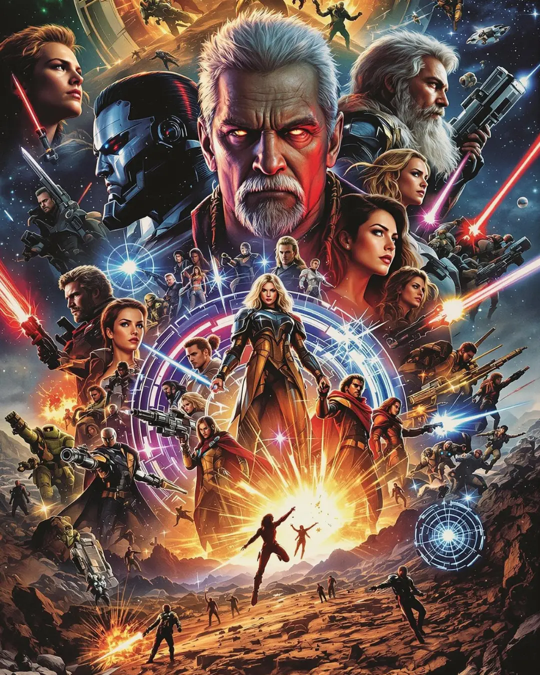 AI generated movie posters